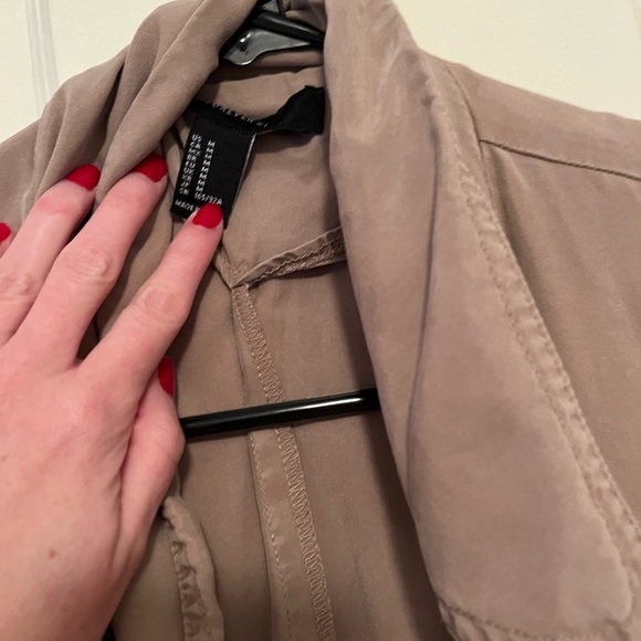 Tan Forever 21 Trench Coat - Picture 3 of 4